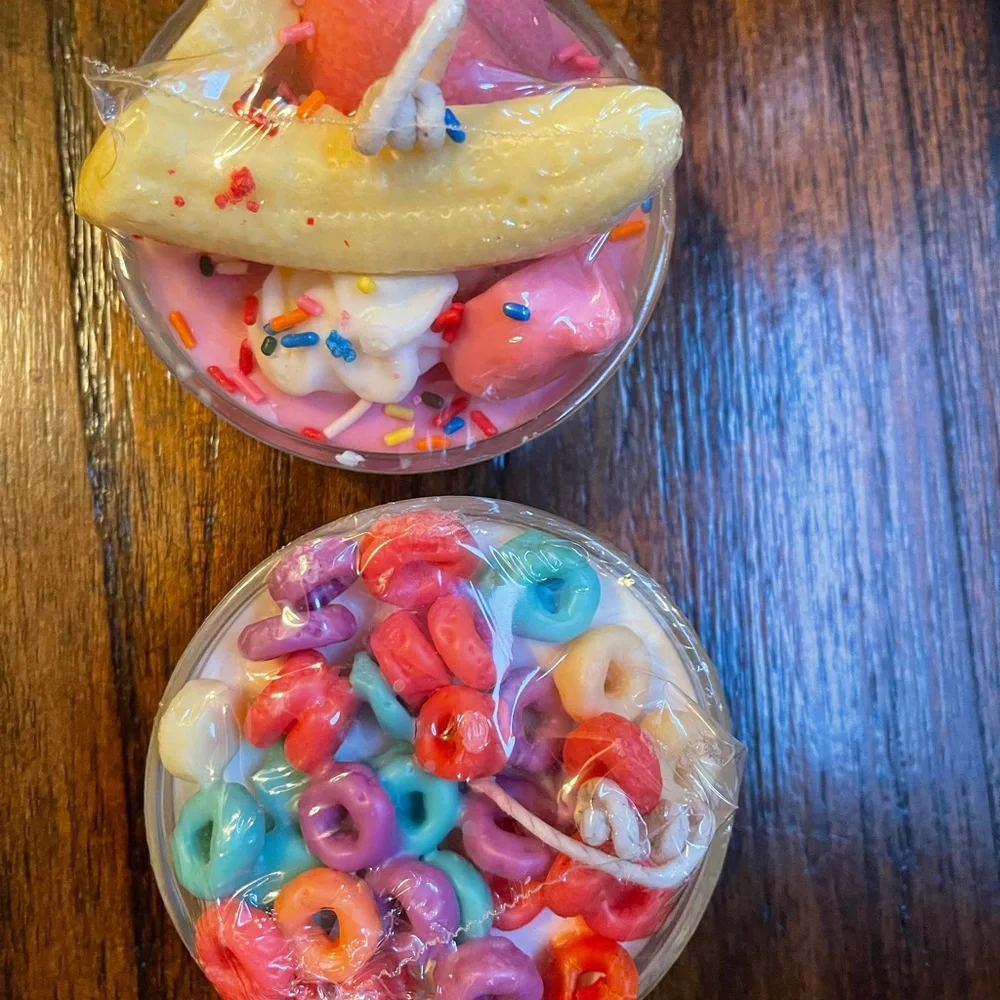 Homemade candles